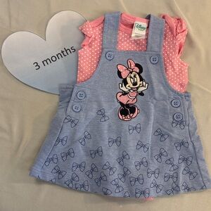 Disney - Minnie Mouse - 2 piece set. Size 3 months